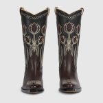 Gucci Women’s boot with embroidery - Image 6